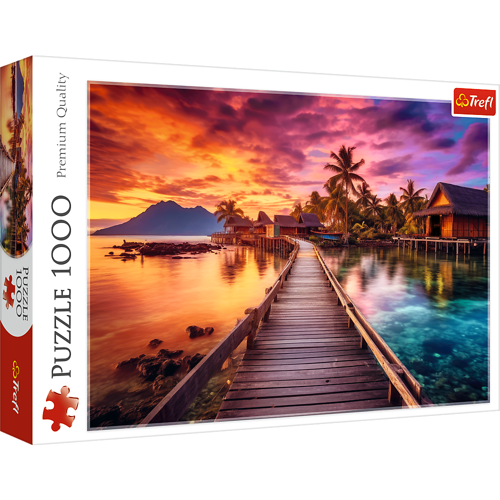 Puzzle - "1000" - Paradise Island Trefl 10928