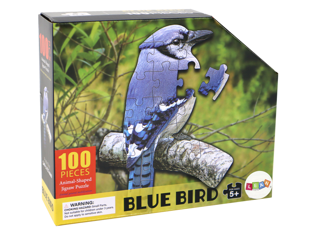 Puzzle 100 Pieces Blue Bird Animals Theme