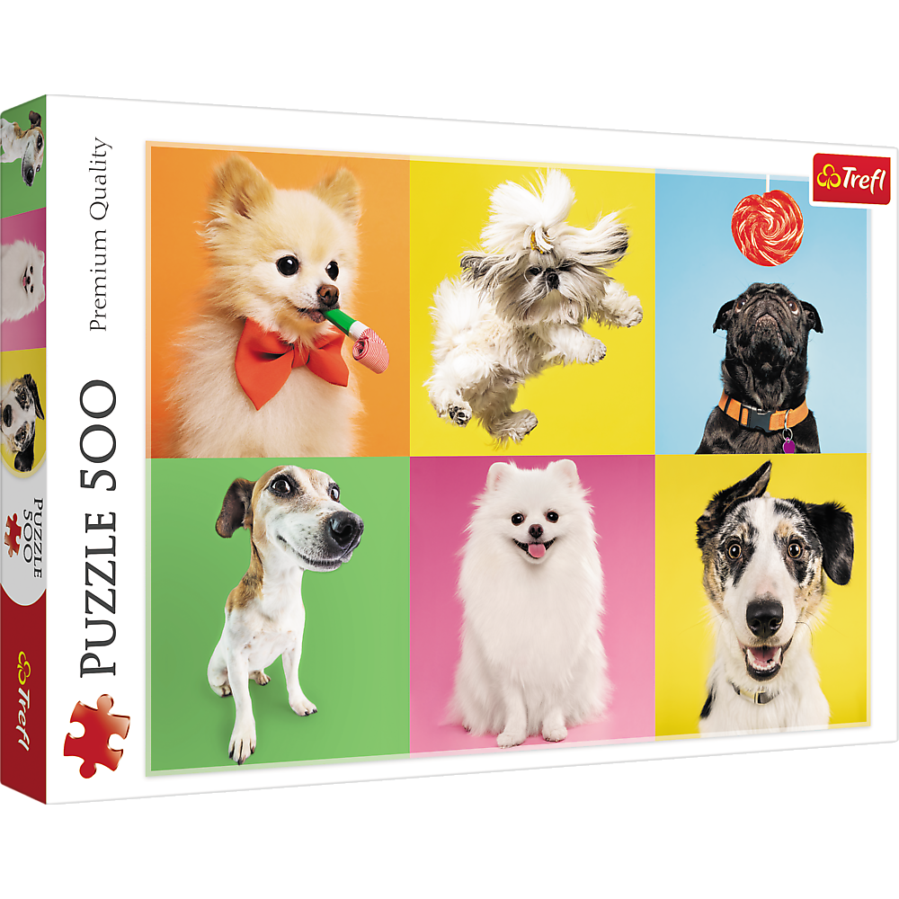 Puzzle 500 pcs. Dogs Trefl 37378