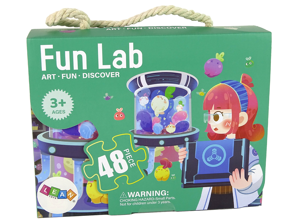 Puzzles For Kids Laboratory Jigsaw Puzzle 48 elements.