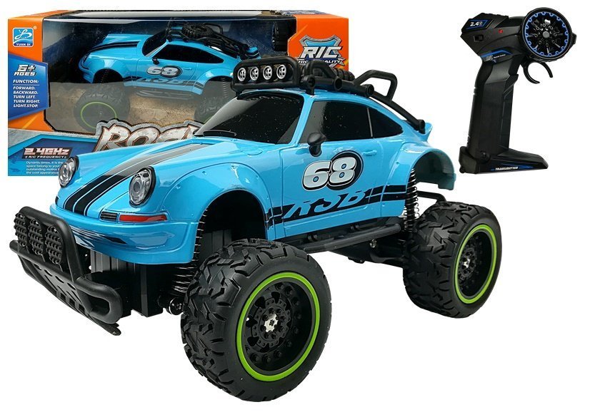 Radiovadāmā mašīna ar pulti Car Off-road Beetle Blue