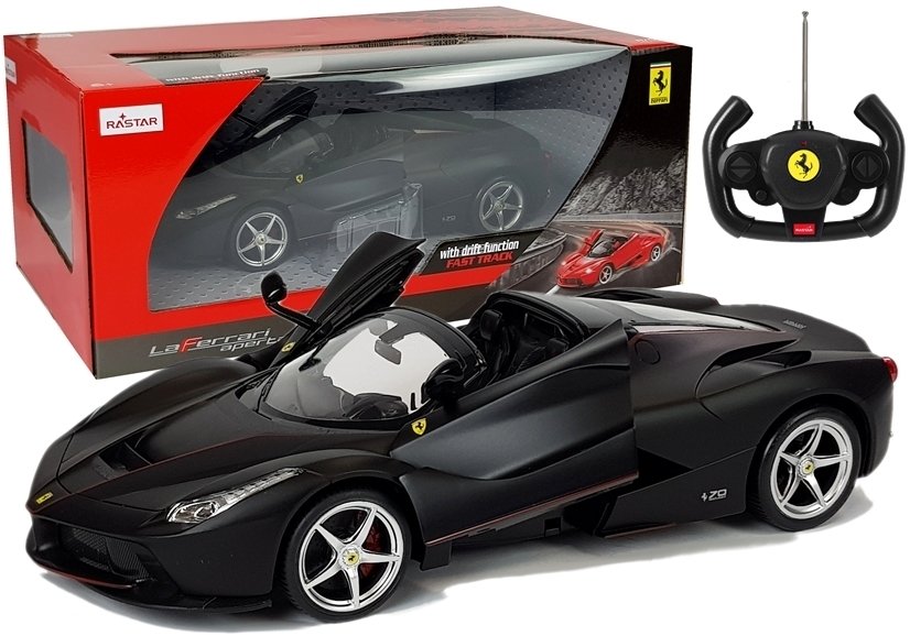 Radiovadāmā mašīna ar pulti Ferrari Aperta Black