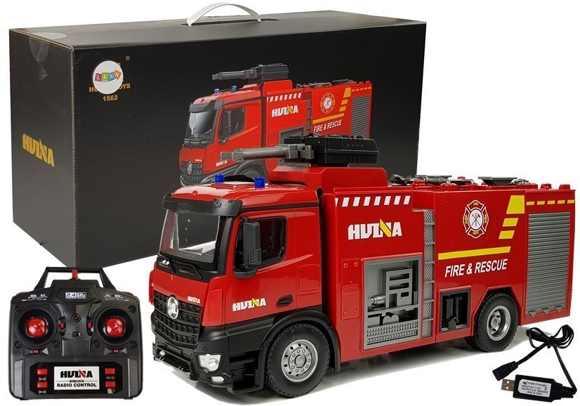 Radiovadāmā mašīna ar pulti Fire Brigade 1:14