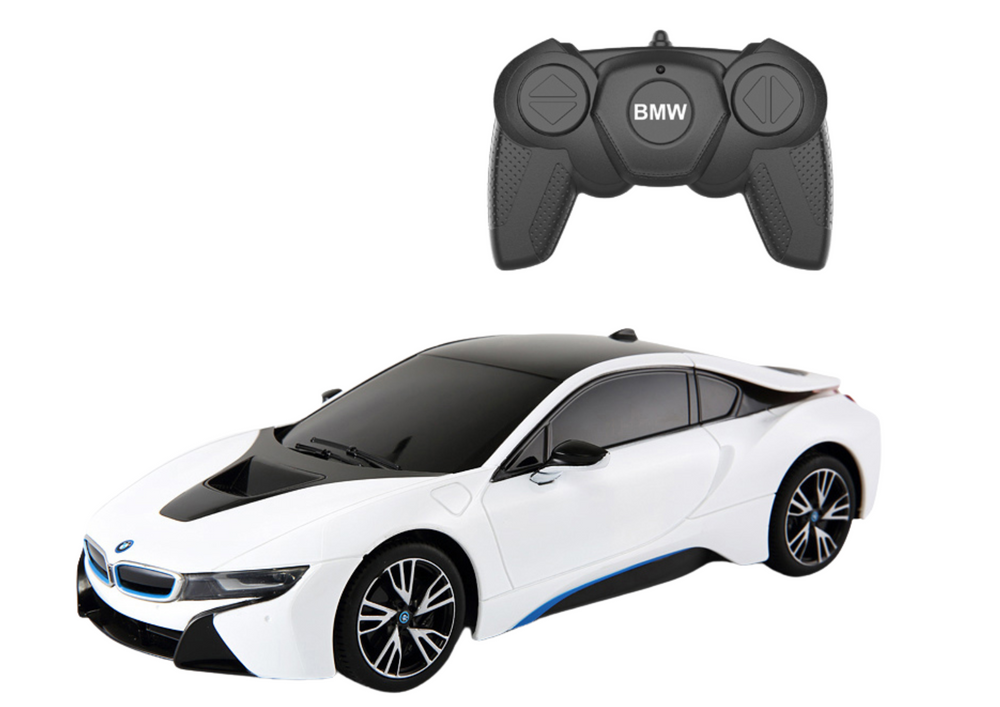 Radiovadāmā mašīna ar pulti Rastar BMW I8 White