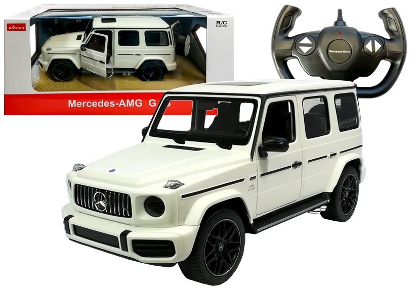 Radiovadāmā mašīna Mercedes G63 White