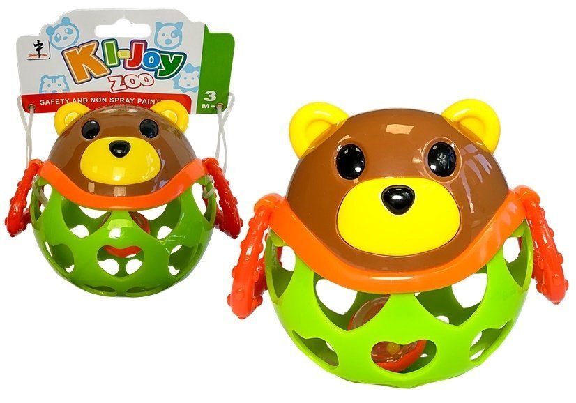 Rattle Teether Bear 11 cm