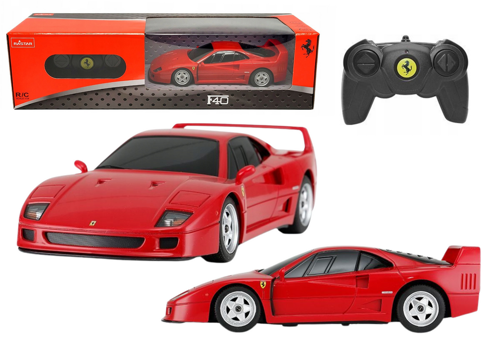 RC Sporta auto Ferrari F40 Red