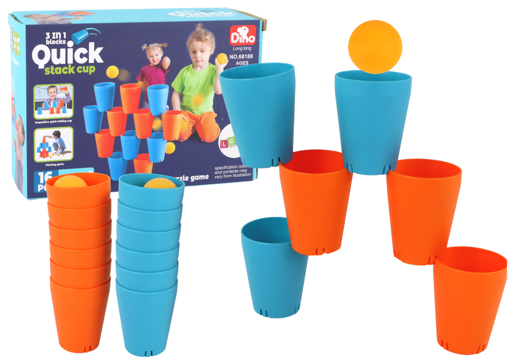 Sensory Game Mugs 3in1 Creative 16 Pieces Puzzle