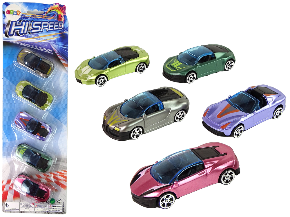 Set of Vehicles Colorful Springs 5 pcs