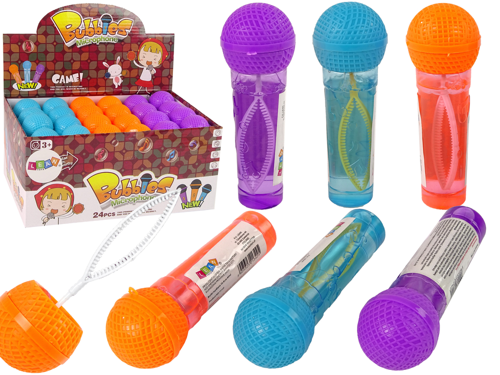 Soap Bubbles Microphone 3 Colours 40ml