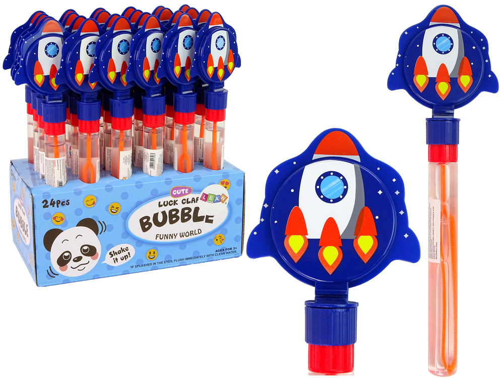 Soap bubbles Rocket 30 cm Flapper