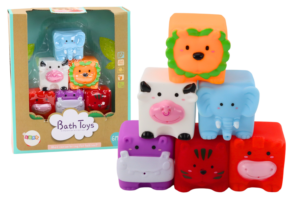 Soft Educational Bath Blocks Animals