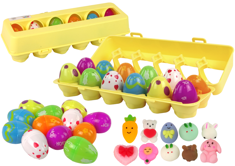 Squishy Easter Eggs Set 12 Pieces