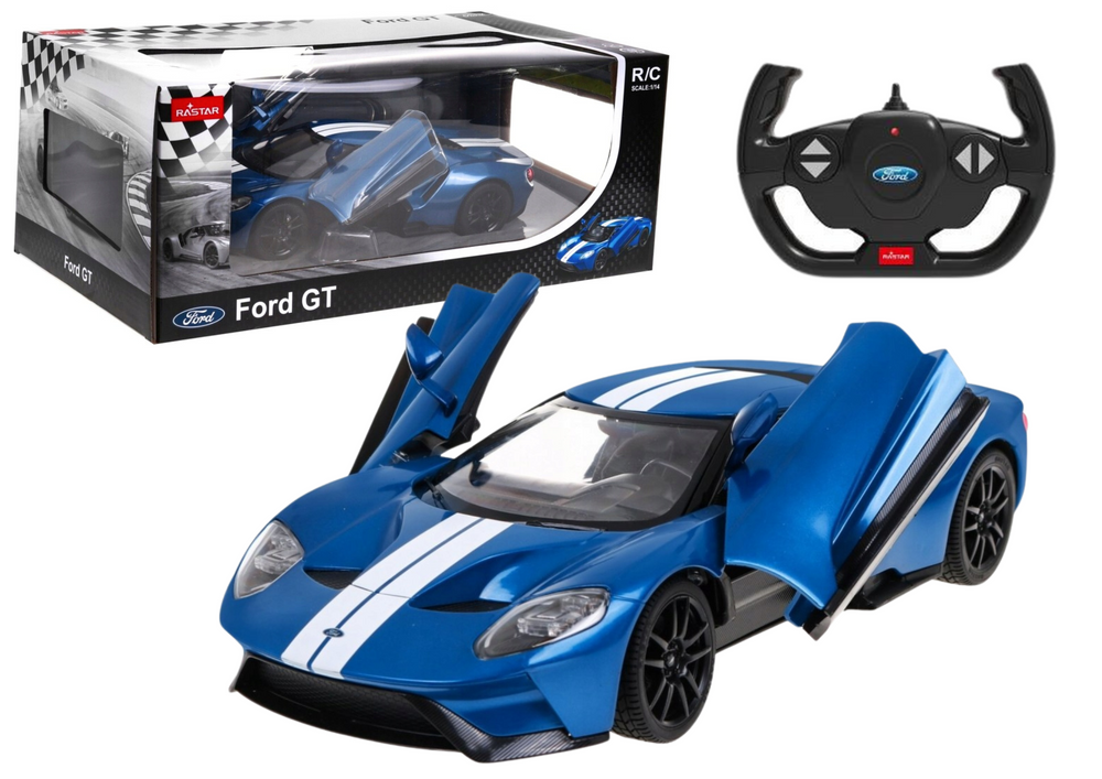 Tālvadības mašīna Ford GT 1:14  Blue