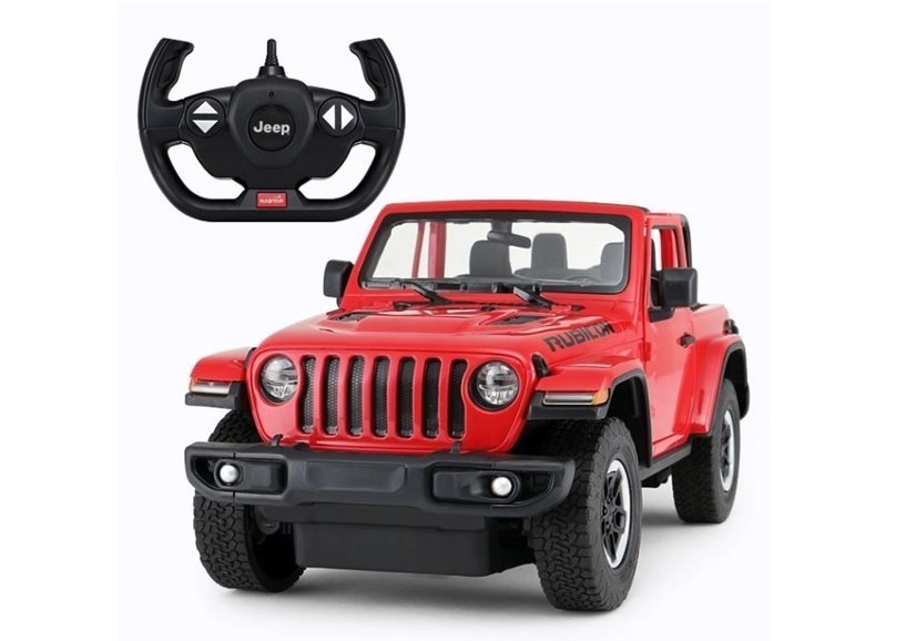 Tālvadības mašīna Jeep Wrangler Rubicon Red