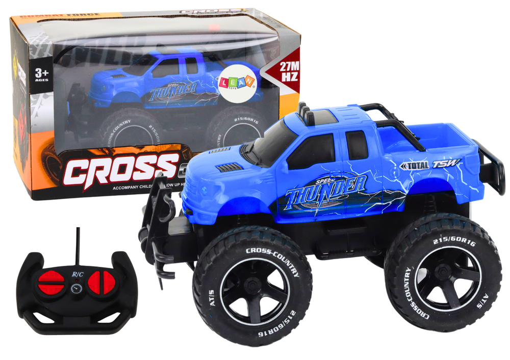 Toy Car Remote Controlled Off-Road Car RC 1:18 Blue