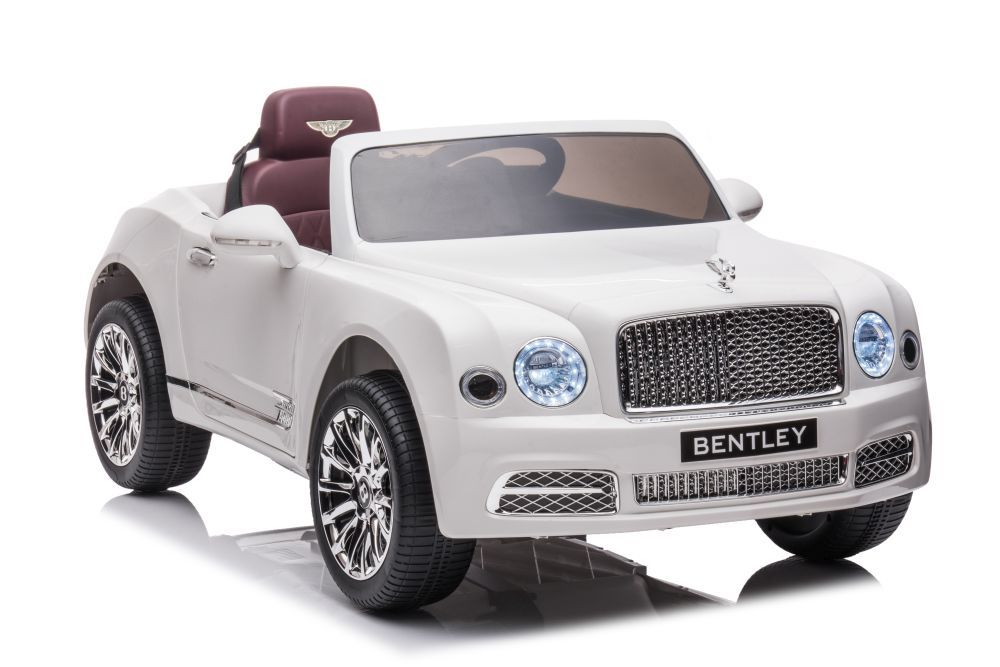 Vienvietīgs elektromobilis Bentley Mulsanne White