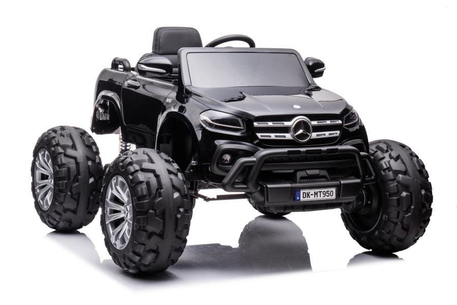 Vienvietīgs elektromobilis Mercedes DK-MT950 4x4 Black Lacquered