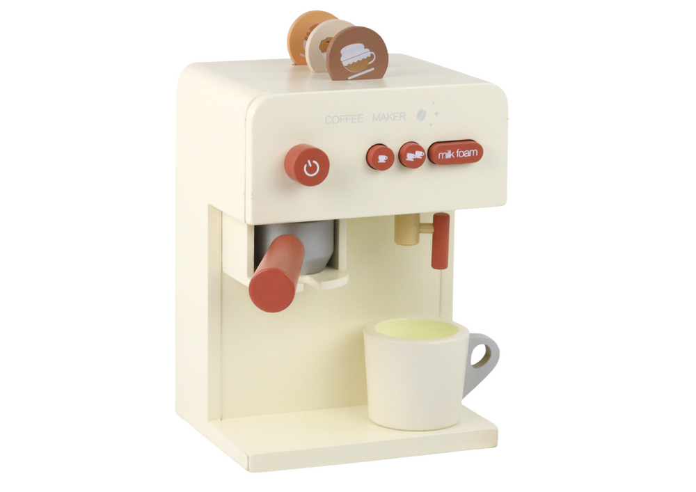 Wooden Coffee Maker Toy Cup