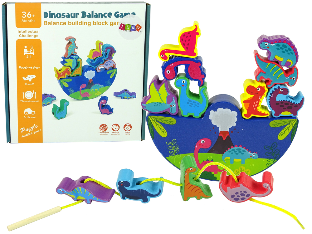 Wooden Dinosaur Balance Game Dinosaur Arcade Game