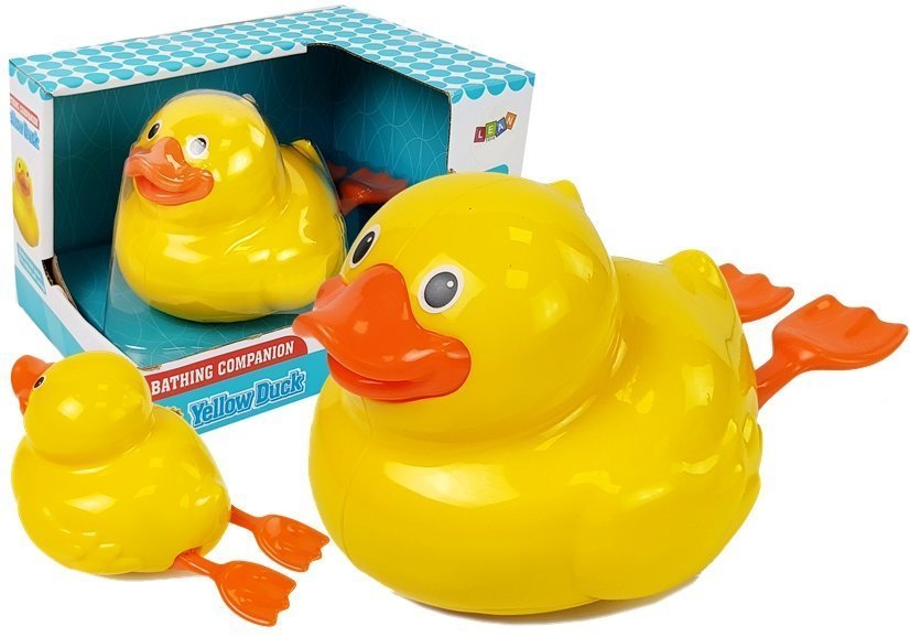 Yellow Duck on Batteries 18 cm for the Bath