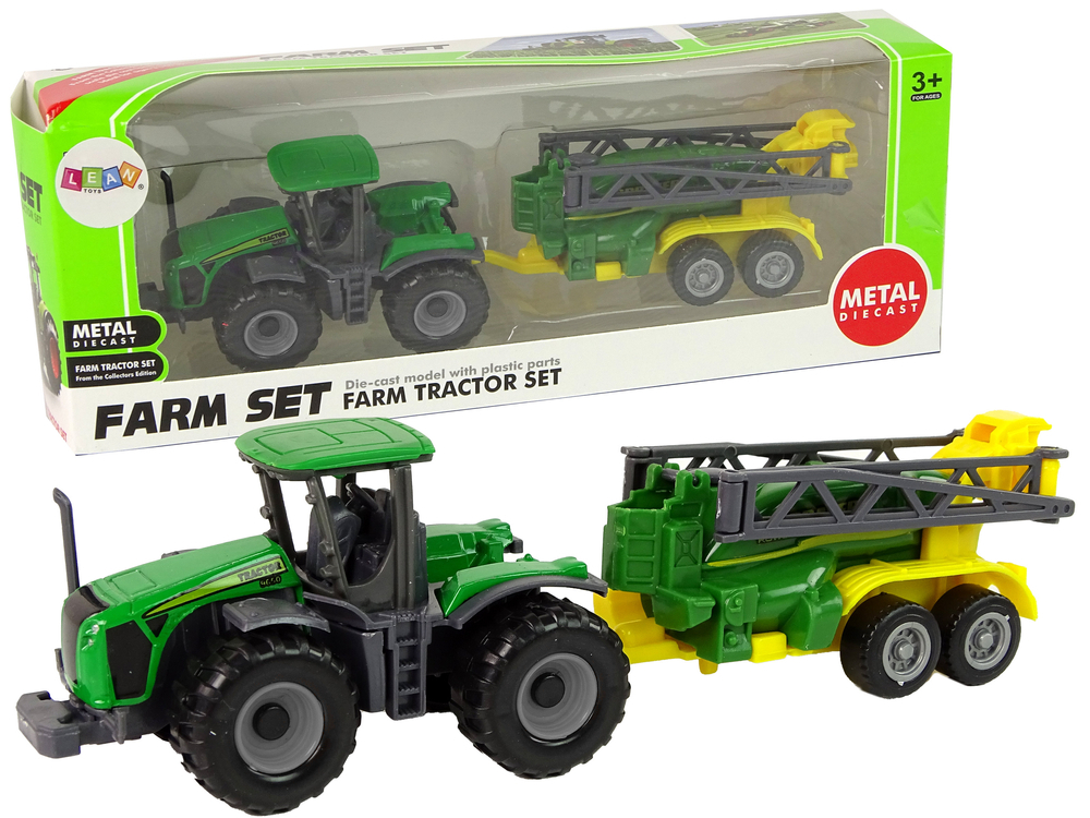 Farm Vehicle Tractor with Sprayer Green