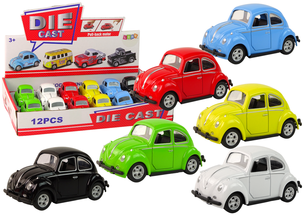 Spring Spring With Friction Drive Beetle Passenger Car 6 Colors