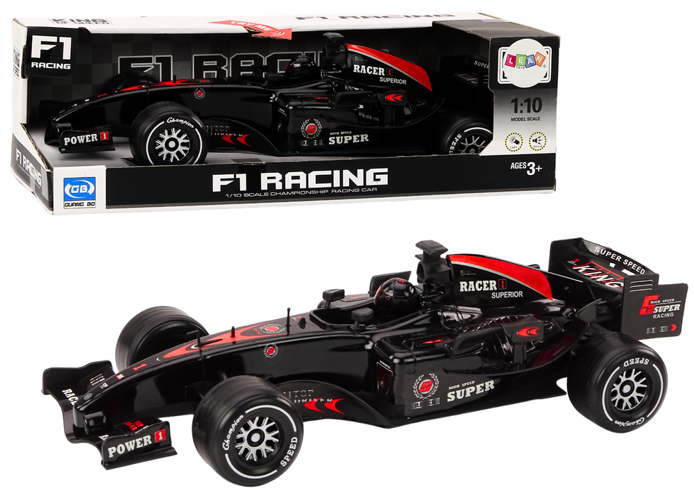 Racer Sports Car F1 Driven 1:10 Black Sounds