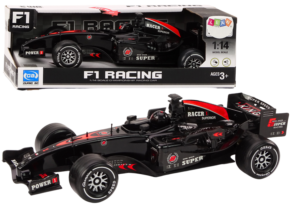 F1 Driven Sports Car Racer 1:14 Black Sounds