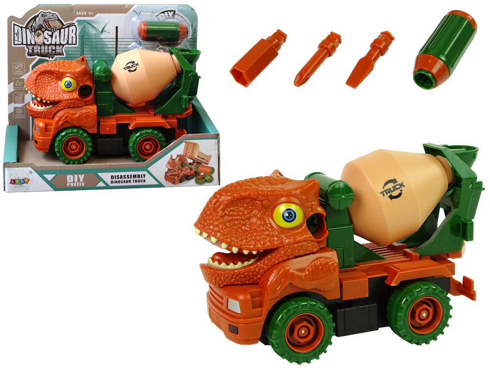 Concrete Truck Dinosaur Unwrecker Orange Accessories