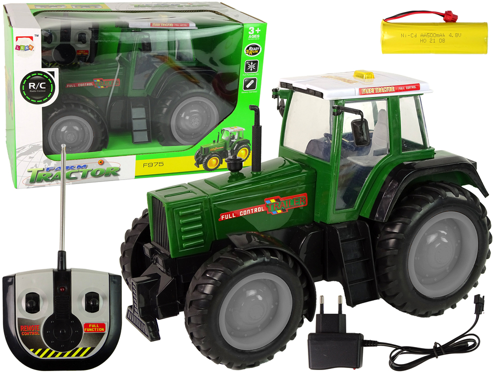 Green and black R/C Remote Controlled Tractor