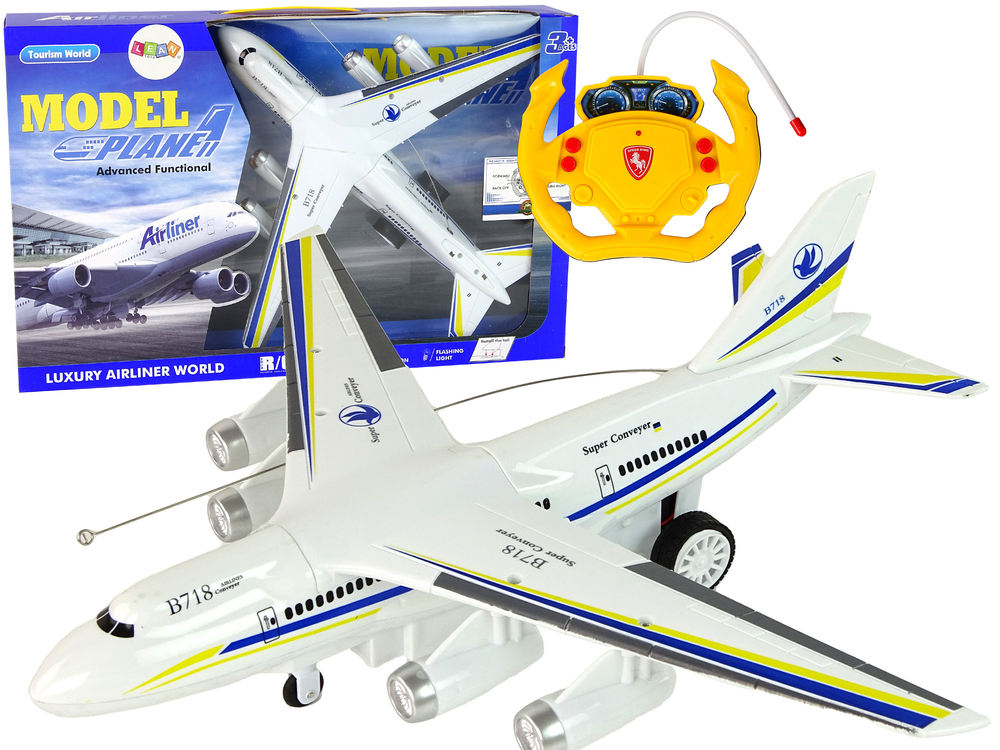 Remote Controlled RC Passenger Plane White