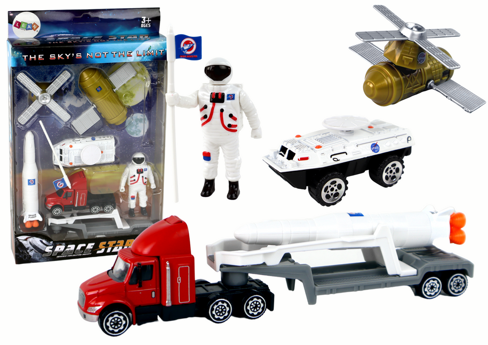 Set of Figures Space Truck Rocket 8 pcs.