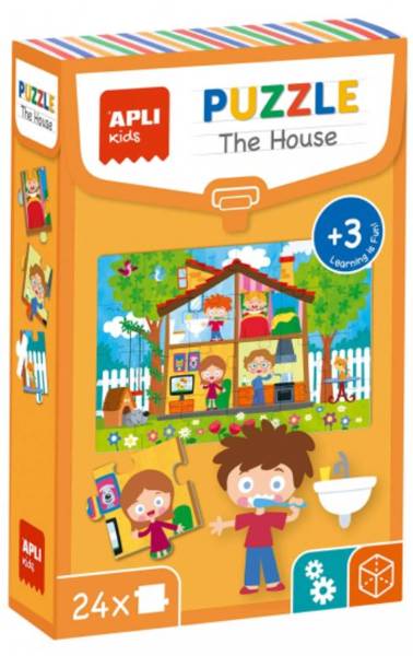 Apli Kids Puzzle Edukacyjne 24 Elementy Dom