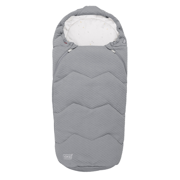 Bērnu ratu guļammaiss BeSafe Voksi Breeze Light Grey