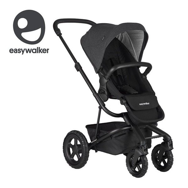 Easywalker Harvey 2 All-Terrain Night Black Sporta ratiņi