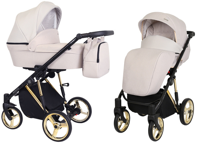 Kunert Molto Premium Beige Bērnu rati 2in1