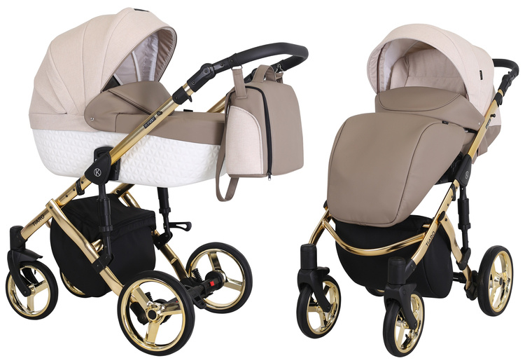 Kunert Tiaro Premium Beige Bērnu rati 2in1