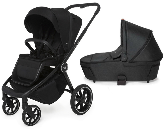 Muuvo Quick 4.0 Black Bērnu rati 2in1