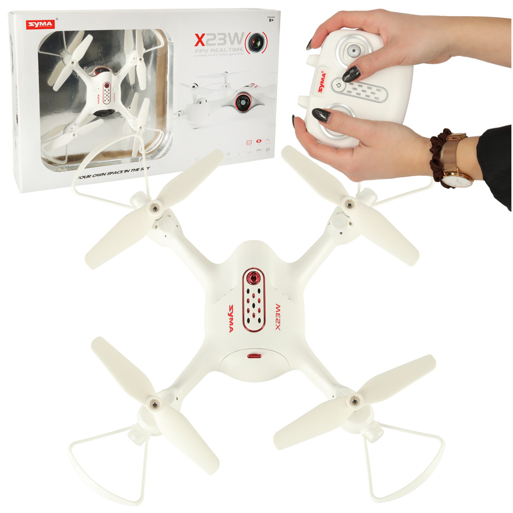 Syma X23W 2.4GHz 4CH FPV Wi-Fi balts RC drons