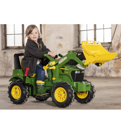 Traktors Bērniem ar pedāļiem un piepūš. riteņiem Rolly Toys rollyFarmtrac John Deere 7930 ( 3 - 8 gadiem) 710126