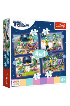 Trefl Puzzle 4w1 Trefliki Przed Snem Dobranoc Trefliki Na Noc