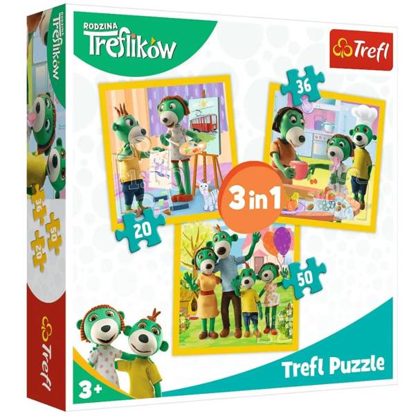 Trefl Puzzle Razem jest Wesoło