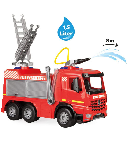 Ugunsdzēsēju mašīna ar kāpnēm un ūdens strūklu Fire Brigade Arocs Lena L02158