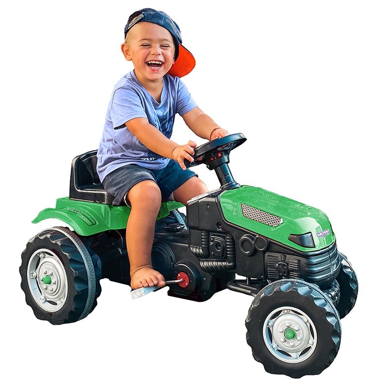 WOOPIE Traktors uz pedāļiem Farmer GoTrac Green