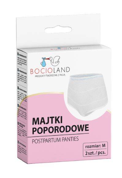 Bocioland Majtki Poporodowe Siateczkowe 2 szt. M BL026