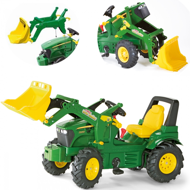 Rolly Toys rollyFarmtrac John Deere 7930 - Traktor na pedały z łyżką Zielony