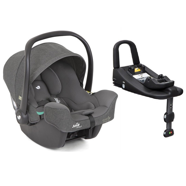 Joie I-Snug 2 Shell Gray Bērnu autosēdeklis 0-13 kg + Joie I-Base Advance