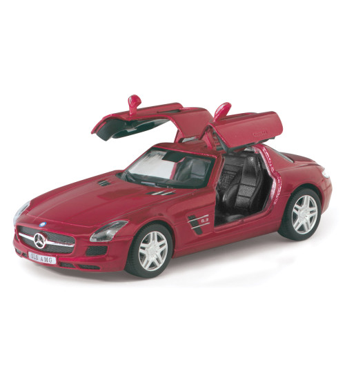 Metāla mašīnas modelis Mercedes-Benz SLS AMG 1:36 Kinsmart KT5349