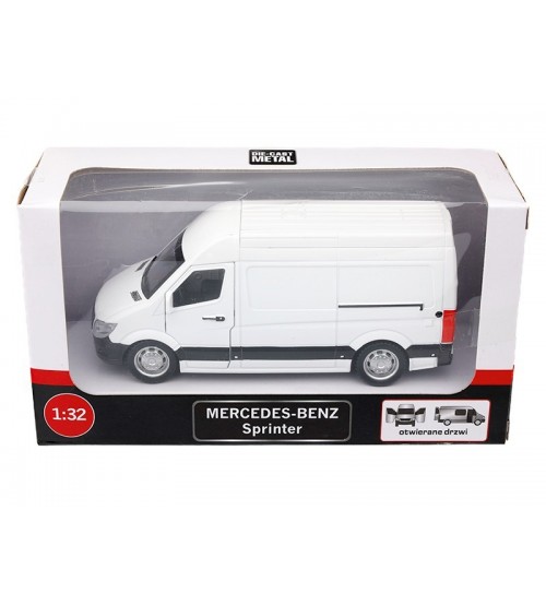 Metāla auto modelis Mercedes-Benz Sprinter 1:32 kastē 029408